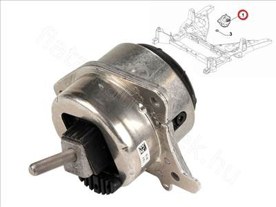 B. alsó motort. bak        - GIULIA, STELVIO - 50551513, 50548471 -  - FIAT eredeti Eredeti új 50551513