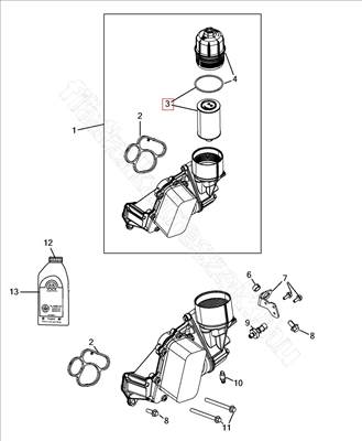 Olajszűrő - GRAND, THEMA, ANTARA, ORLANDO, CRUZE, CAPTIVA - k68229402aa -  - FIAT eredeti Eredeti új K68492616AA