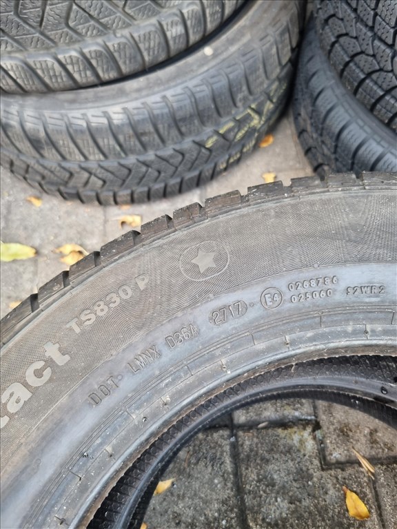  195/6516" újszerű Continental Contiwintercontact TS830P téli gumi 2db  5. kép