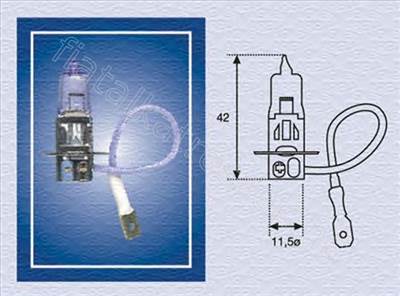 IZZÓ 24V 70W   H3 -  - GD.H3/24 -  - MAGNETI MARELLI Utángyártott új H3/24