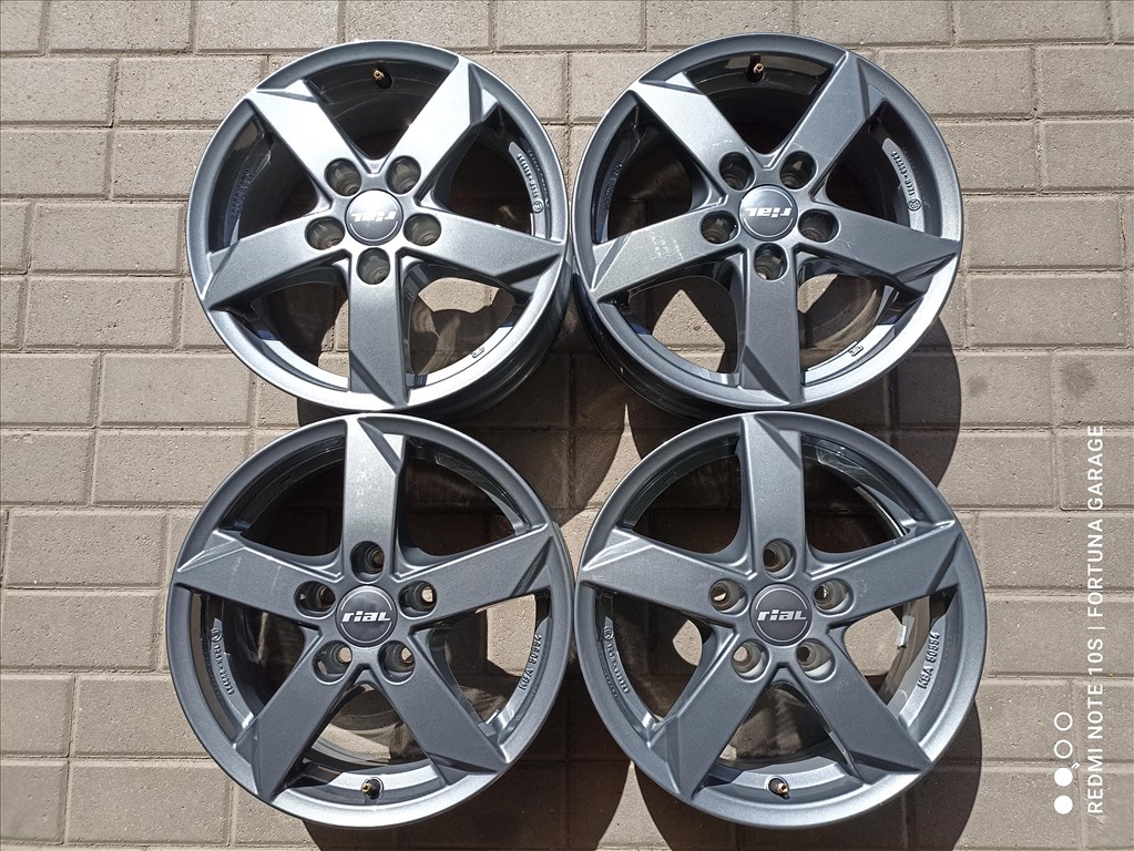 5x112 15" Rial KK használt alufelni garnitúra 1. kép