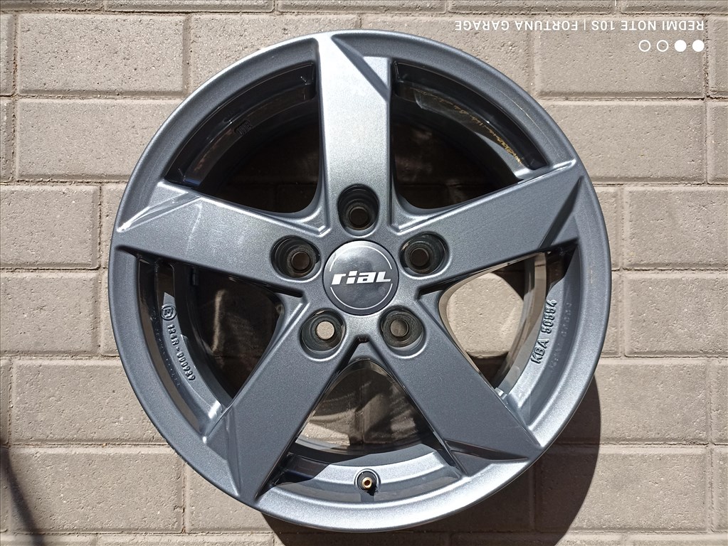 5x112 15" Rial KK használt alufelni garnitúra 4. kép