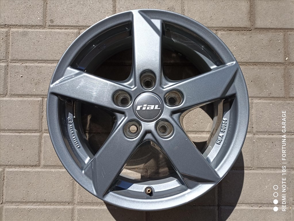 5x112 15" Rial KK használt alufelni garnitúra 5. kép