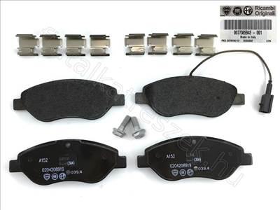 Fékbetét készlet első - BRAVO, MITO, STILO, DELTA, LYBRA, 9-3 - 77365942 -  - FIAT eredeti Eredeti új 77365942