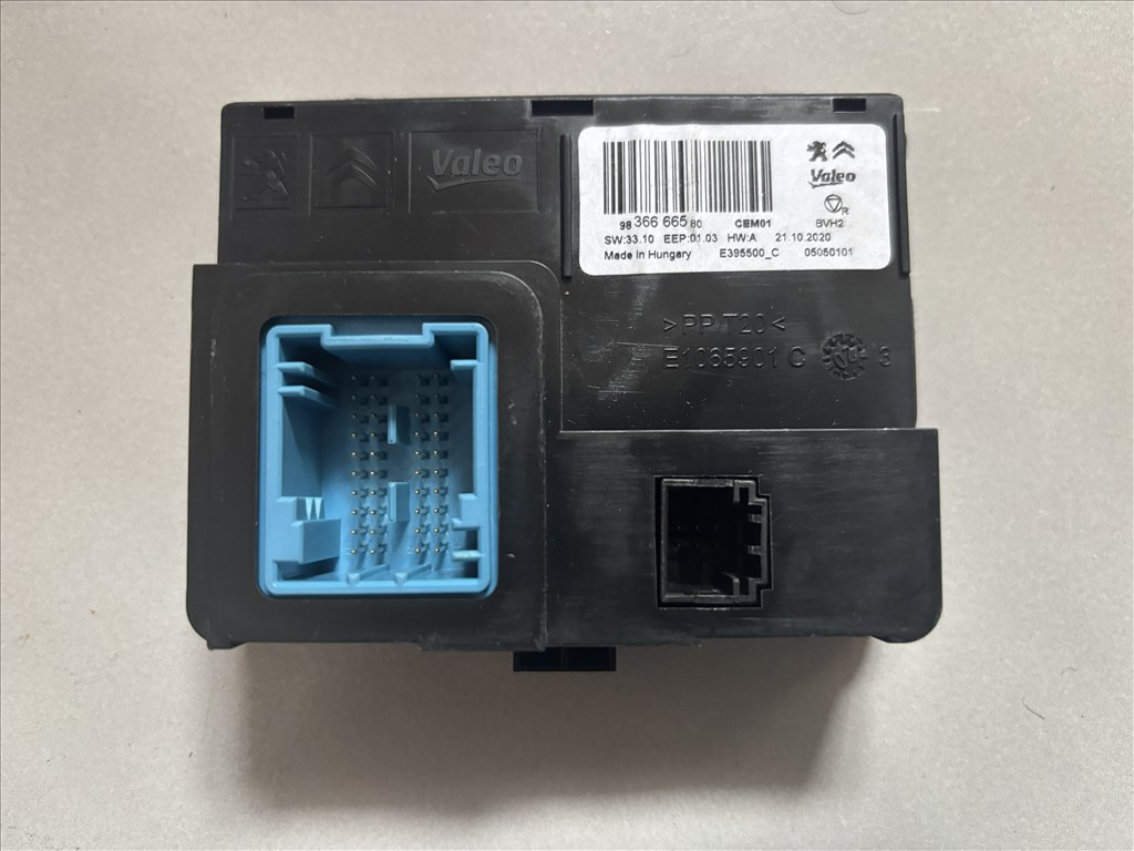 Citroën C3 II klíma vezérlő modul 9836666580 1. kép