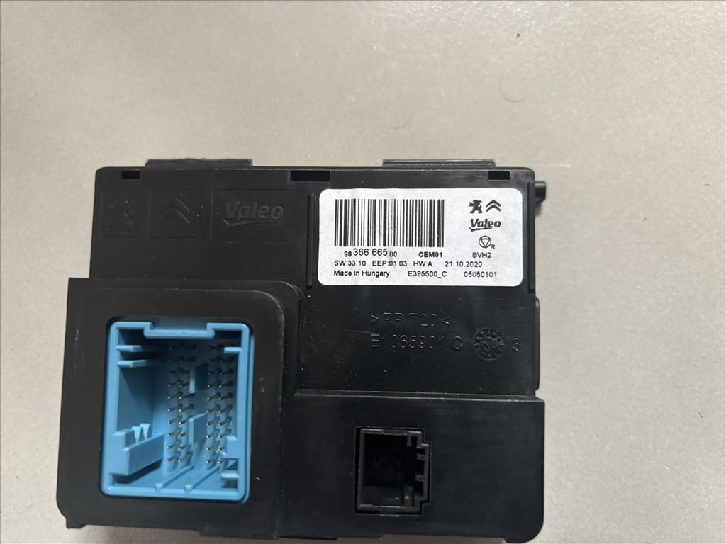 Citroën C3 II klíma vezérlő modul 9836666580 2. kép