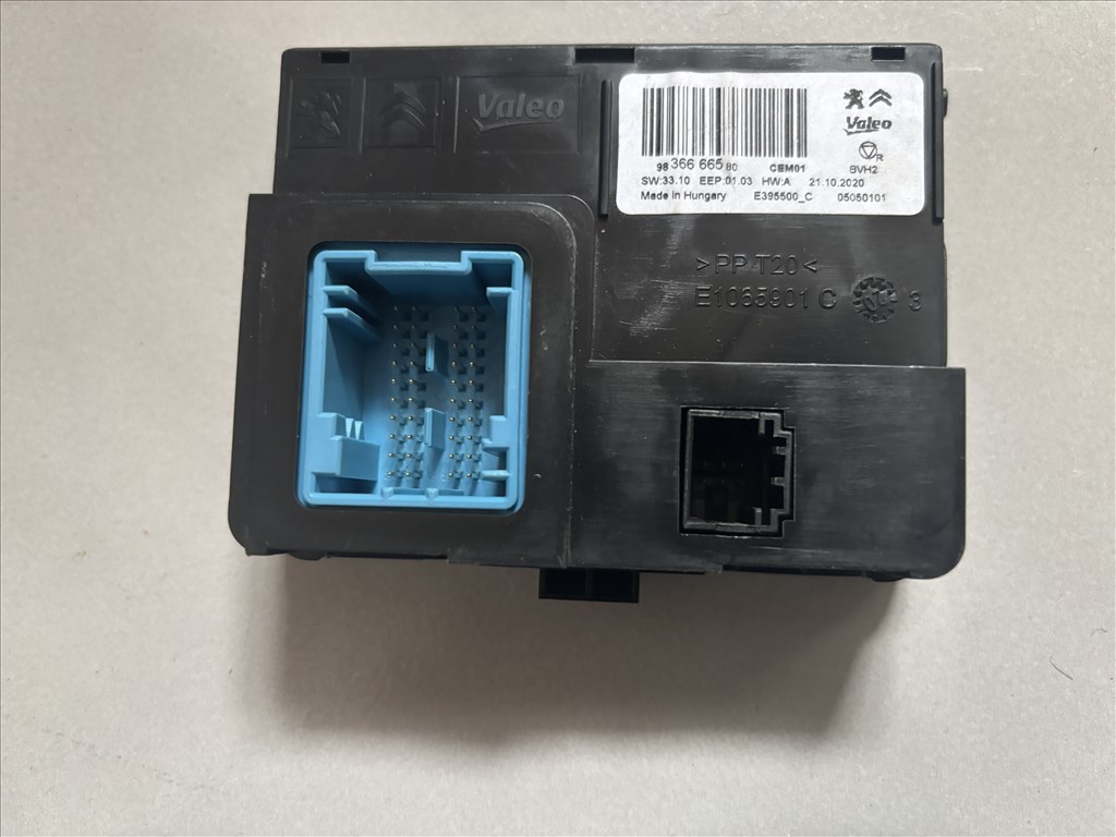 Citroën C3 II klíma vezérlő modul 9836666580 3. kép