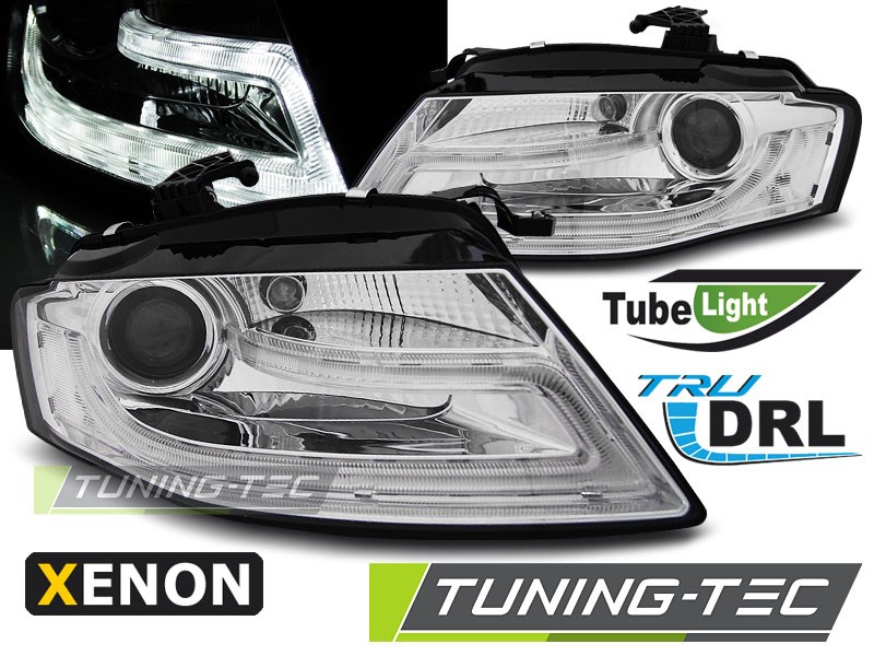 AUDI A4 B8 04.08-11 TRU DRL CHROME HID XENON Tuning-Tec Fényszóró 1. kép