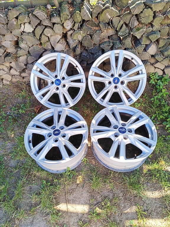  5x108 lyukosztású 7,5J 17" újszerű Ford (gyári felni) alufelni, szenzorok, csavarok  1. kép