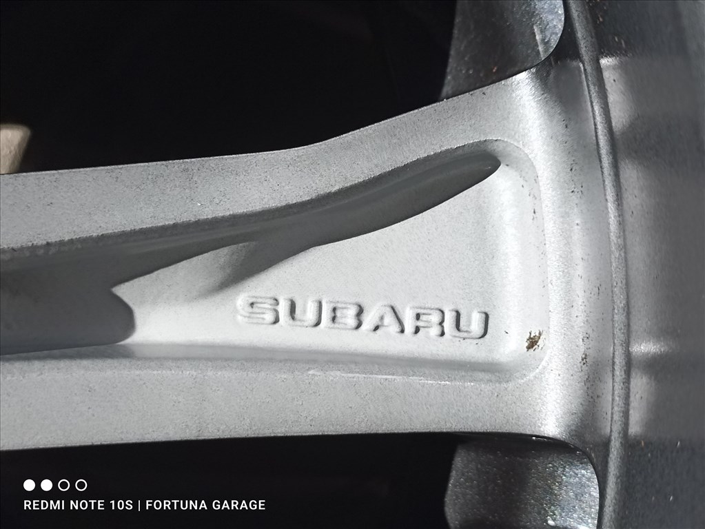 5x114,3 18" Subaru újszerű alufelni garnitúra +TPMS 8. kép
