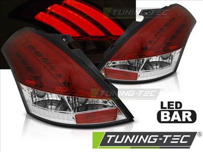 SUZUKI SWIFT V 10-17 RED WHITE LED BAR Tuning-Tec Hátsó Lámpa
