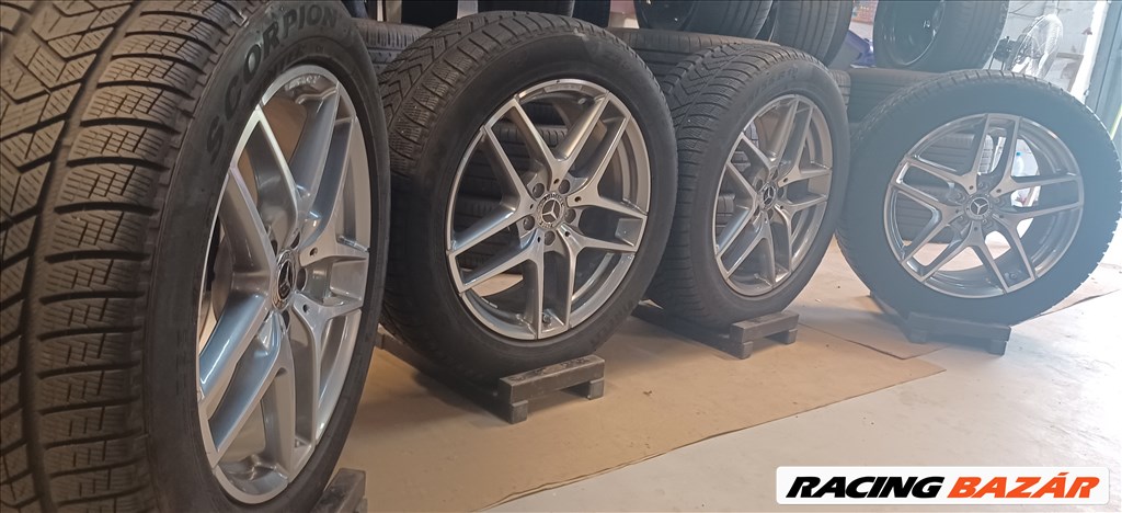 Mercedes W253 GLC AMG 5x112 8x19 235/55 R19 téli gumikkal 4db 7. kép