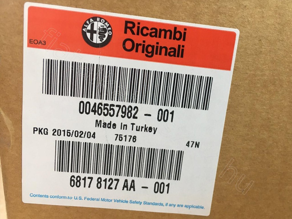 Alufelni készlet 15" - 156, 147, GT - 46557982_KIT -  - FIAT eredeti Eredeti új 46557982_KIT 9. kép