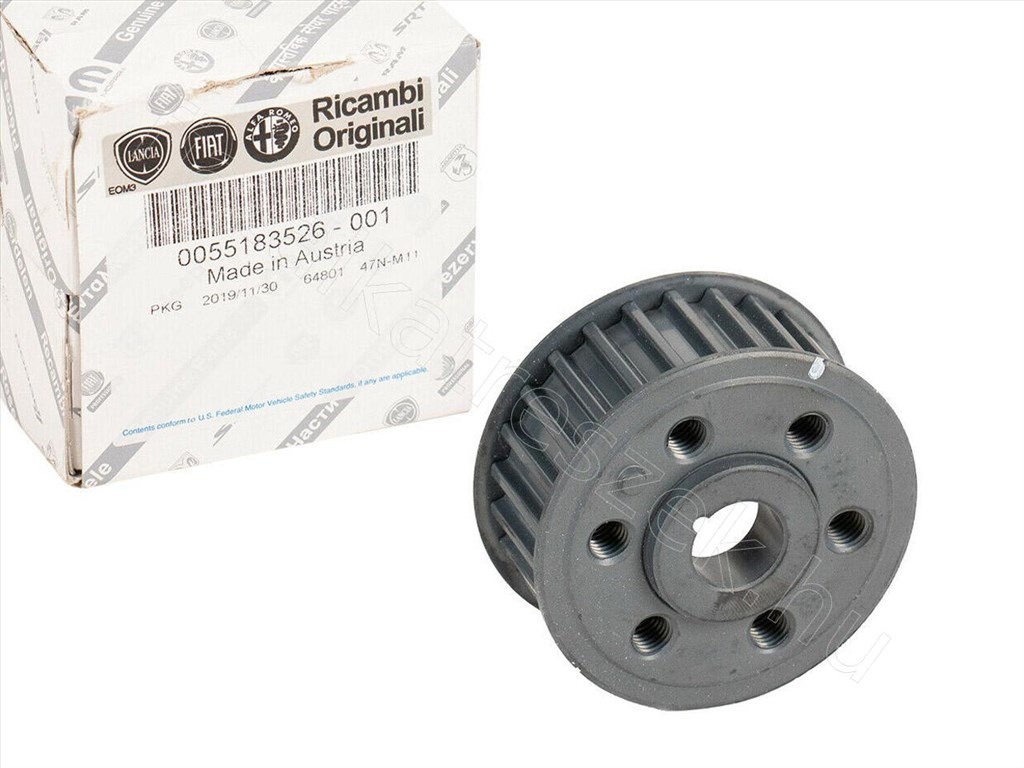 Főtengely bordáskerék - CROMA, THESIS, 159, BRERA, SPIDER - 55183526 -  - FIAT eredeti Eredeti új 55183526 1. kép