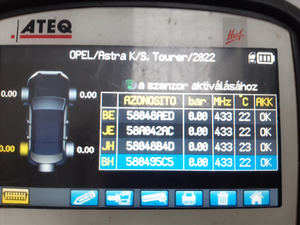  5x115 Platin alufelni 7x17 ET40 Chevrolet Opel Astra Insignia Zafira C TPMS 10. kép