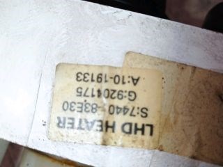 Opel Agila A Fűtéskapcsoló (manuális klímás) *141663* lhd-7440083e30 2. kép