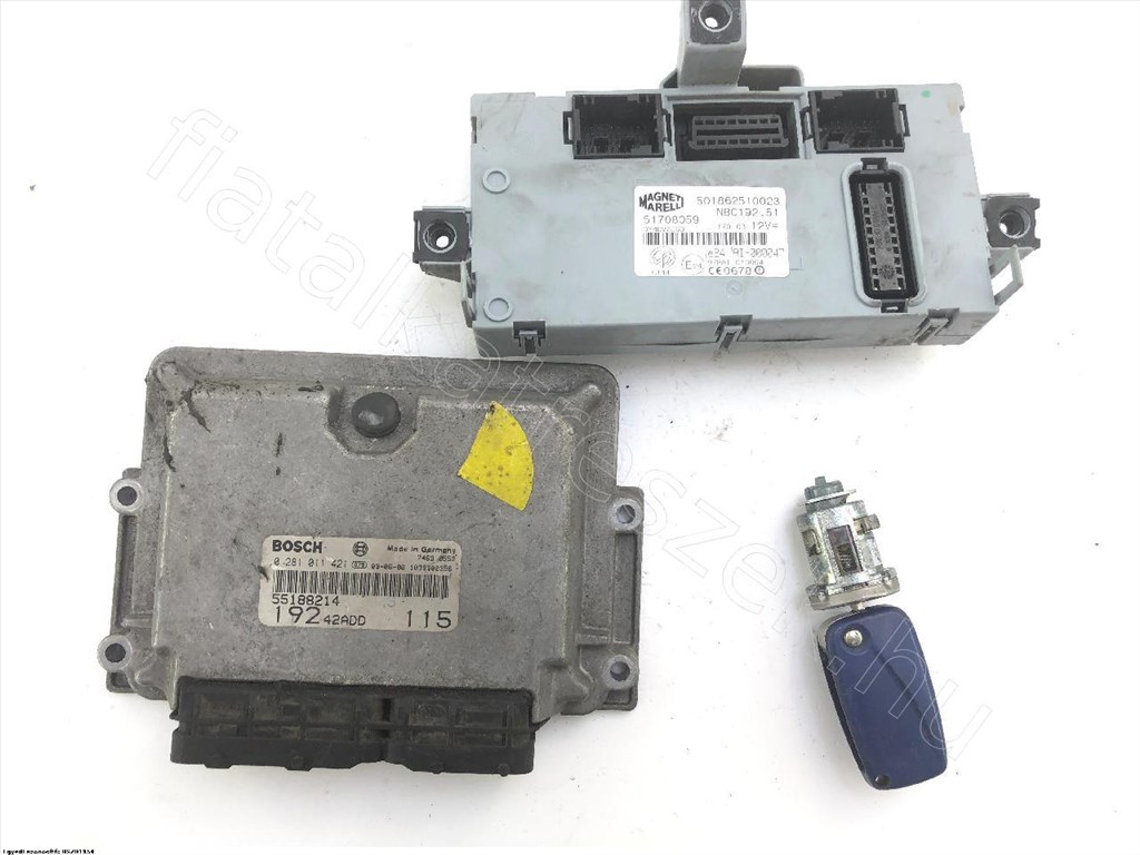 Motorvezérlő készlet - STILO - BO.55188214KIT, 0281011421 -  - Bontott Fiat  55188214KIT 4. kép