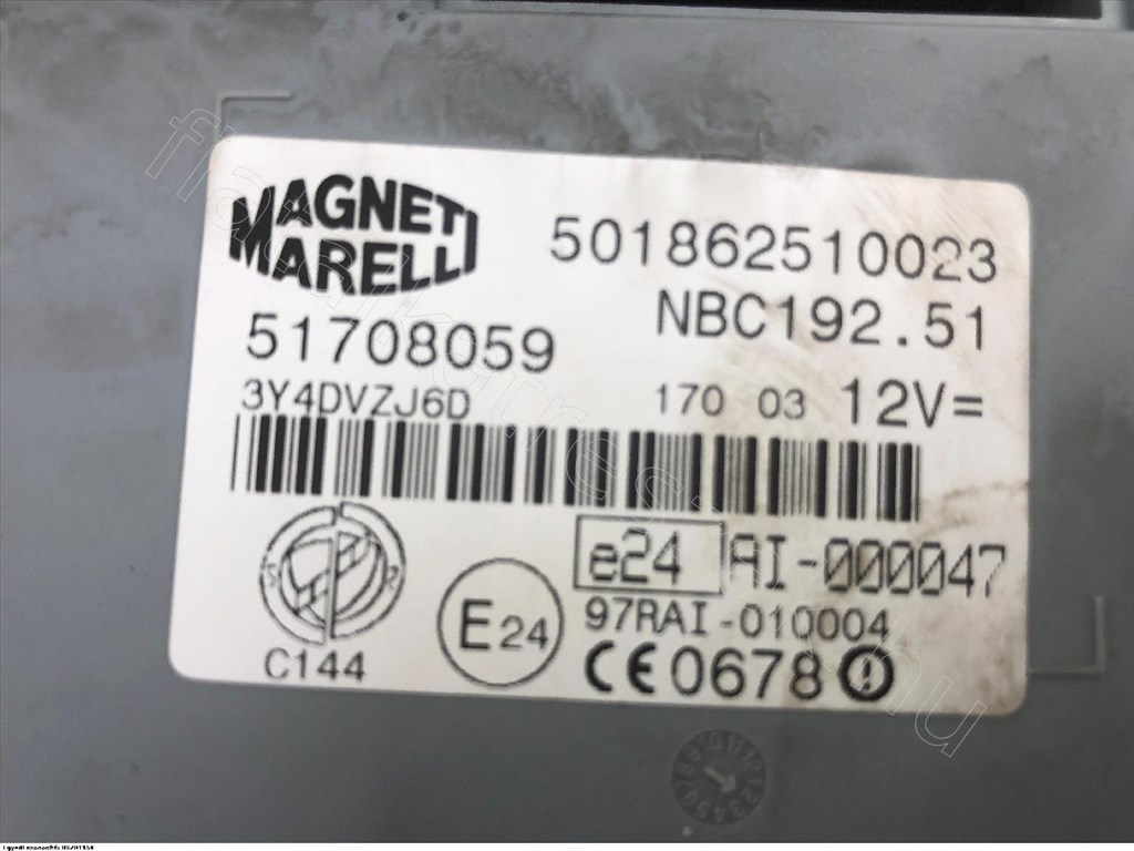 Motorvezérlő készlet - STILO - BO.55188214KIT, 0281011421 -  - Bontott Fiat  55188214KIT 5. kép