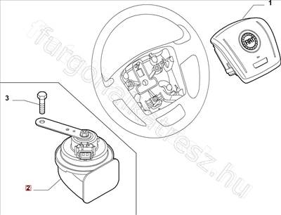 Kürt              - JUMPER, DUCATO, BOXER - 1358910080, 1351236080 -  - FIAT eredeti Eredeti új 1358910080