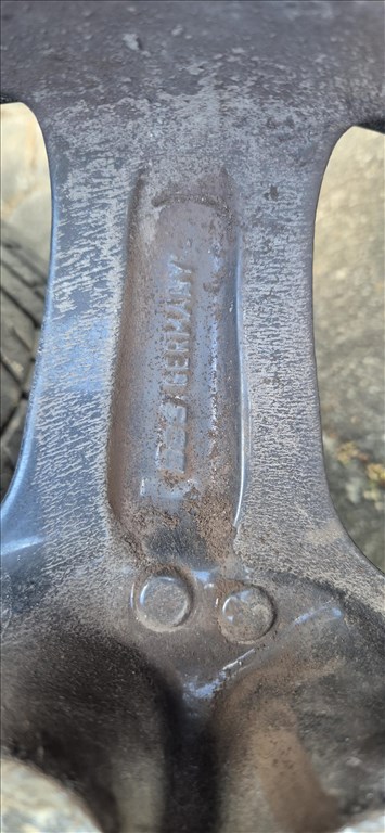  5x100 lyukosztású 15" használt alufelni, rajta 195/50 használt négyévszakos gumi gumi  11. kép