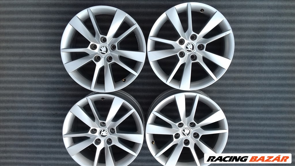  5x112 lyukosztású 7J 17" használt (gyári felni) gyári Skoda / Vw Seat / alufelni 1. kép