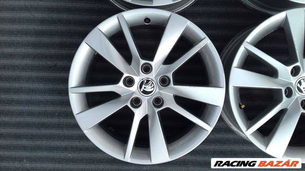  5x112 lyukosztású 7J 17" használt (gyári felni) gyári Skoda / Vw Seat / alufelni 5. kép