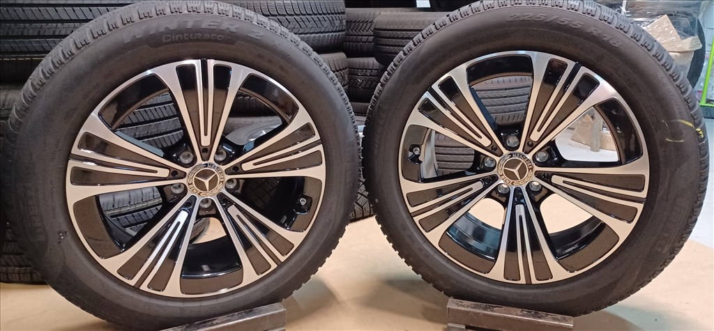  Mercedes W214 E klasse 5x112 8x18 ET32,5 225/55 R18 téli gumikkal 4db 5. kép