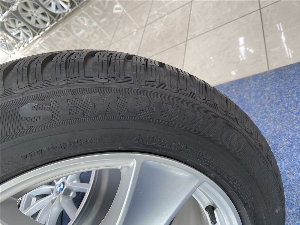 (3810) BMW 18 gyári alufelni felni, 5x120, 235/60 R18 téli gumi, X5 5. kép