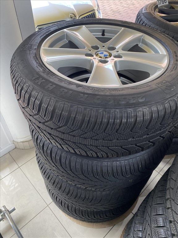 (3810) BMW 18 gyári alufelni felni, 5x120, 235/60 R18 téli gumi, X5 7. kép