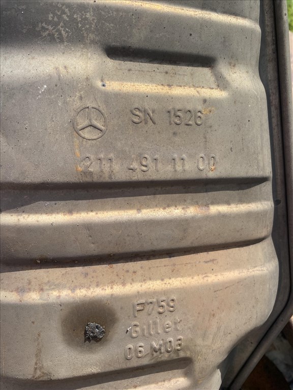 Mercedes E 220 CDI kipufogó dob  2114911100 sn1526 3. kép