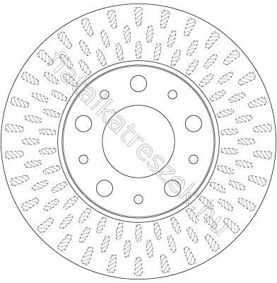FÉKTÁRCSA - JUMPER, DUCATO, BOXER - DF4771S, DF4771S -  - TRW Egyéb DF4771S 2. kép