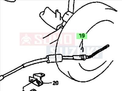 Maruti 800 kézifék rögzítő rugó 53771-82030
