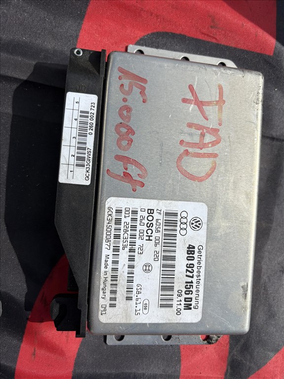 Audi A4 (B6/B7) 2.5 TDI quattro váltóvezérlő elektronika  4b0927156dm 1. kép
