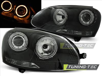 VW GOLF 5 10.03-09 ANGEL EYES BLACK Tuning-Tec Fényszóró