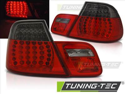 BMW E46 04.03-06 COUPE RED SMOKE LED Tuning-Tec Hátsó Lámpa