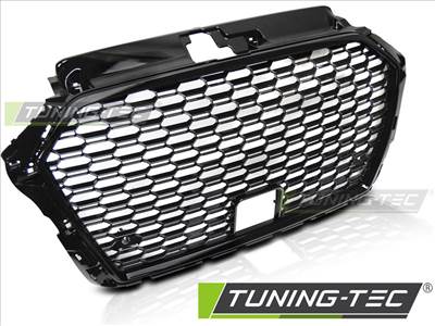 AUDI A3 (8V) 17- RS3 STYLE FÉNYES FEKETE  Tuning-Tec Hűtőrács