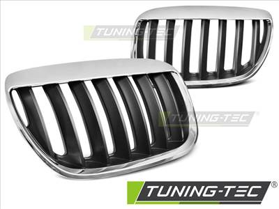 BMW X5 E53 LCI 04-06 BROWS CHROME BLACK Tuning-Tec Hűtőrács
