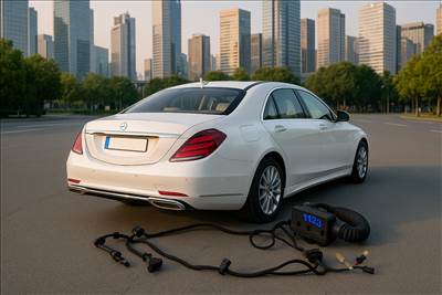 Mercedes S-osztály W222 bal első ajtó kábelköteg, ajtó kábelátvezető   a2225400108