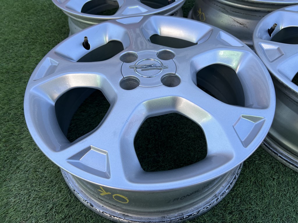 4x100 16" Opel gyári alufelni 6Jx16h2 ET49 6. kép