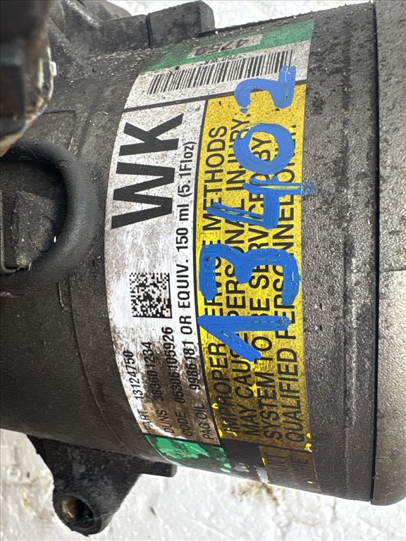 Opel Astra H 2004-2010 Klíma kompresszor     13124750 5. kép