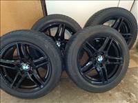 BMW 3 alufelni ,5x120 lyukosztású 17"Borbet alufelni, rajta 225/50 használt Bridgestone téli gumi