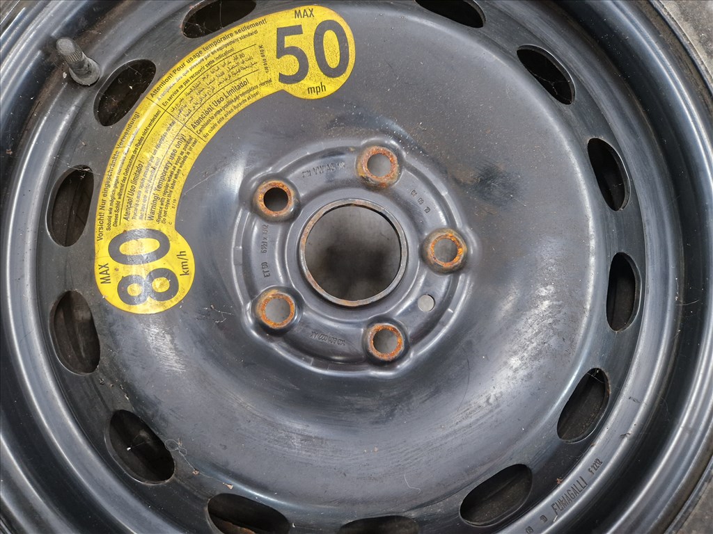 Golf VI pótkerék 5x112 16" , 205/55 Continental nyári gumival (23987) 3. kép