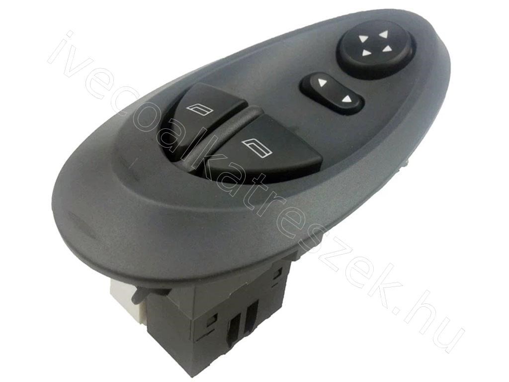 Ablakemelő kapcsoló bal tükörállítóval 99>06 – IVECO DAILY III (1999-2006) – AL70137, 500321137 – ALTOLINE utángyártott 500321137 1. kép
