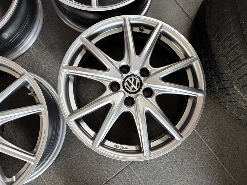 VW 17" 5x112 alufelni szett eladó 17 coll Golf Passat Tiguan T rock 3. kép