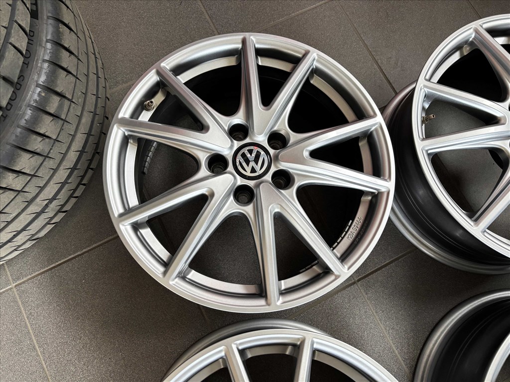 VW 17" 5x112 alufelni szett eladó 17 coll Golf Passat Tiguan T rock 4. kép