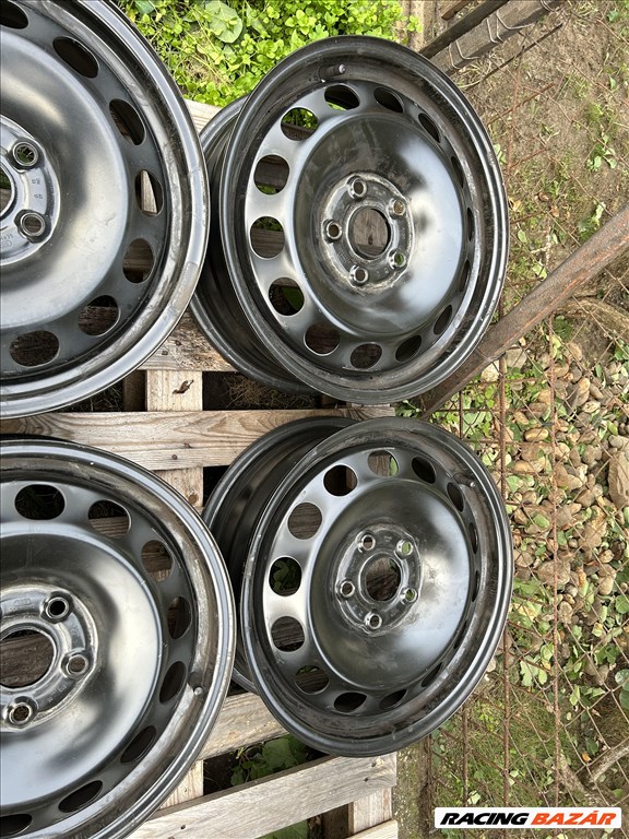  5x112 lyukosztású 6J 16" használt (gyári felni) lemezfelni 3. kép