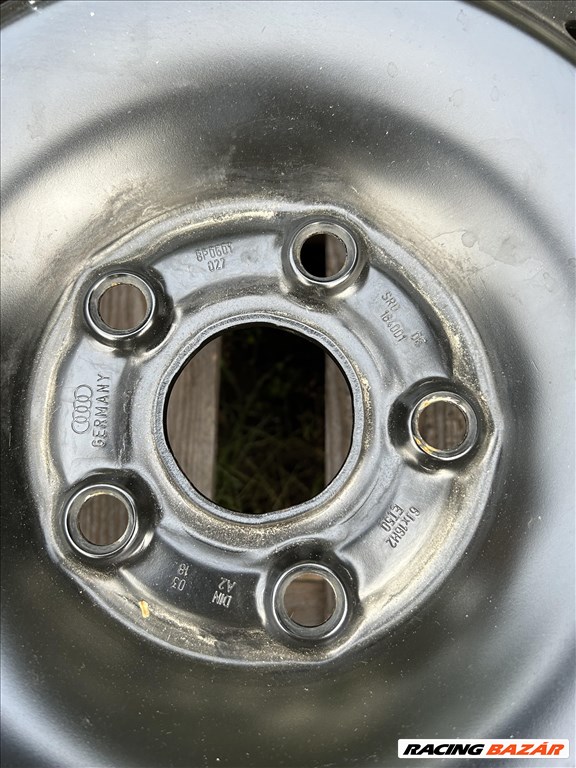  5x112 lyukosztású 6J 16" használt (gyári felni) lemezfelni 4. kép