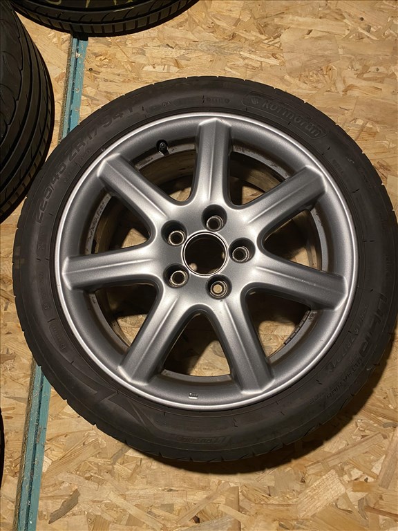  Eladó Honda 5x114.3 lyukosztású 17" újszerű (gyári felni) alufelni, rajta használt gumi  4. kép