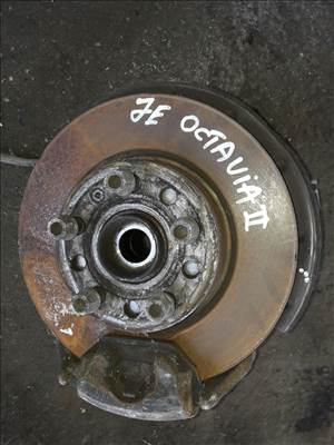 Skoda Octavia II Jobb Első Csonkállvány Kerékaggyal + Féknyereg + ABS Jeladó