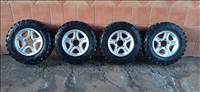 SUZUKI VITARA 15" ALUFELNI 5X139,7 OFF-ROAD 195/80R15 GUMIVAL OLCSÒN!!!